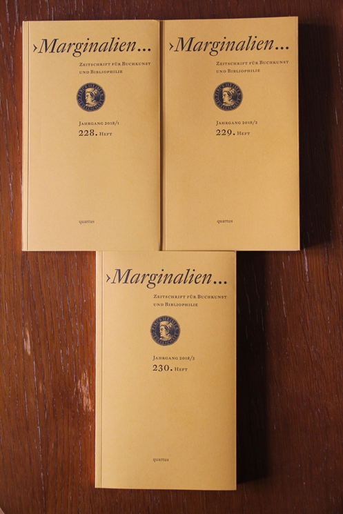 Marginalien - Zeitschrift für Buchkunst und Bibliophilie